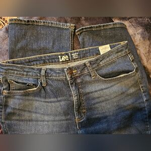 Lee Women's Dark Blue Boot Cut Jeans